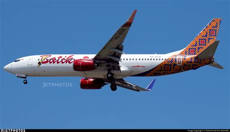 PK BGR Boeing 737 86N Batik Air Muhammad Aria Alauddin JetPhotos