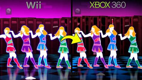 Wii VS Xbox BABY ONE MORE TIME JUST DANCE COMPARISON YouTube