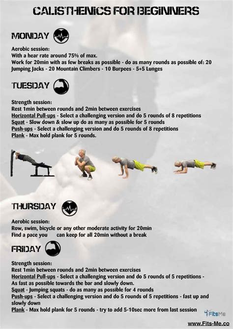 Calisthenics progression template from beginner to advanced – Artofit