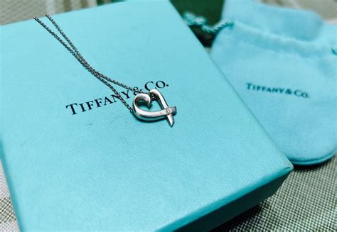 Tiffany And Co 純銀單鑽 小號愛心 項鍊 正片｜popchill 拍拍圈