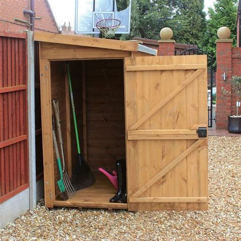 5 X 3 Traditional Pent Wooden Lean To Shed 152m X 091m Upvc Shop