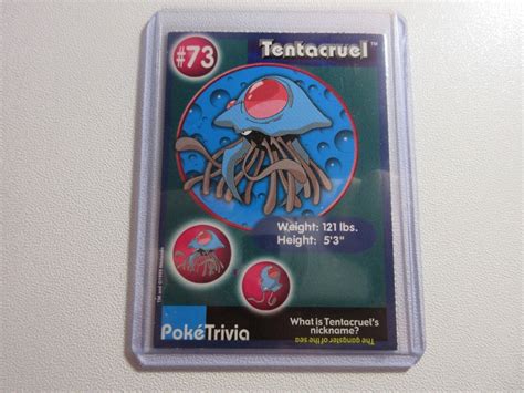 Mavin Tentacruel Poketrivia Burger King Pokemon Card Nm