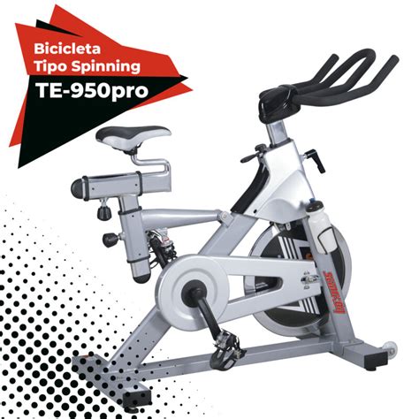 Bicicleta Tipo Spinning Profesional Te 950pro Semikon Basic Gym