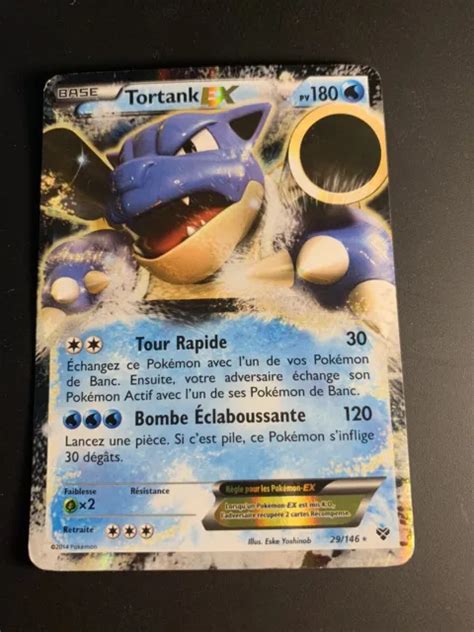 CARTE POKEMON Tortank Ex 29 146 180 Pv Xy Neuf Fr EUR 15 99