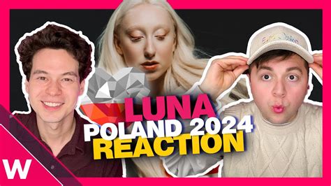 Luna The Tower Reaction Poland Eurovision Youtube