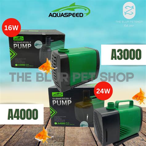 Aquaspeed Aqua Speed A3000 A4000 Submersible Air Pump Aquarium