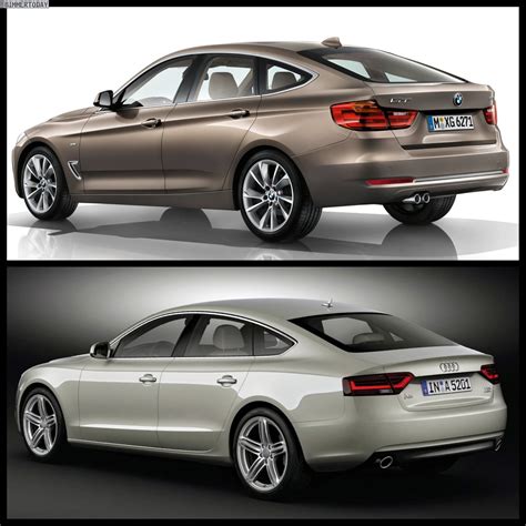 Photo Comparison BMW 3 Series GT Vs Audi A5 Sportback