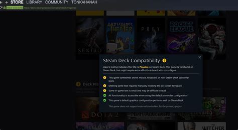 Your Games Steam Deck Compatibility Steam Releases An Official