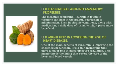 Ppt 10 Proven Health Benefits Of Turmeric And Curcumin Powerpoint