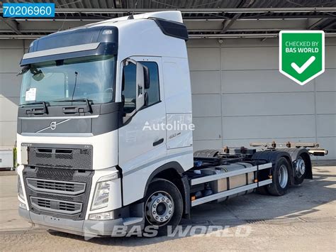 Camião de contentores Volvo FH 460 6X2 Turbo Compound VEB Liftachse 2x