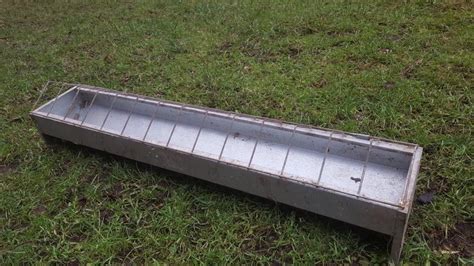 Galvanized Chicken Feeder Trough For Sale In High Peak Derbyshire Preloved