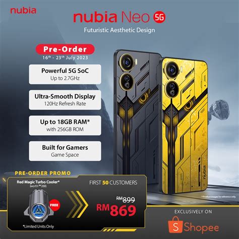 Nubia Neo G Malaysia Pre Order Priced At Rm Technave