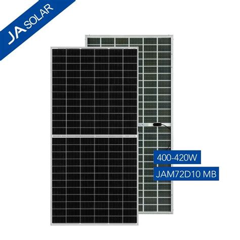 Fotovo 400W 410W 420W Monocrystalline Bifacial Double Glass Half Cut