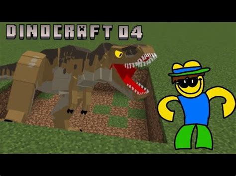 CAPTUREI UM DINOSSAURO DinoCraft 4 Minecraft YouTube