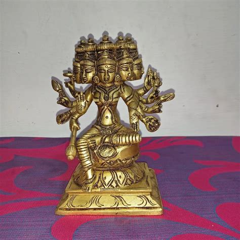 Brass Gayatri Statue Temple At Rs 3500 In Tenkasi ID 2850048662791