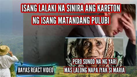 Isang Lalaki Na Sumira Sa Kareton Ng Isang Matandang Pulubi Youtube