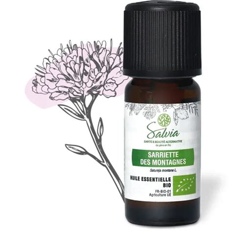 Huile Essentielle Bio Sarriette Des Montagnes Par Salvia