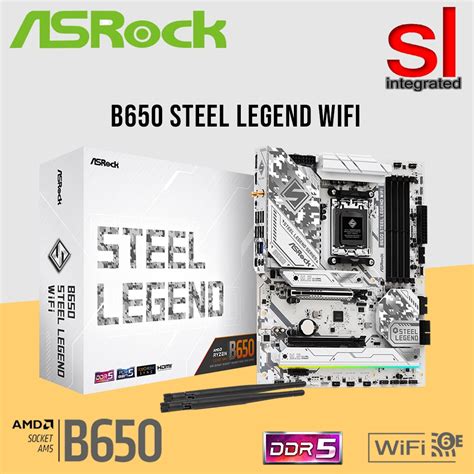 Asrock B650 Steel Legend WiFi AM5 ATX Gaming Motherboard Shopee Malaysia