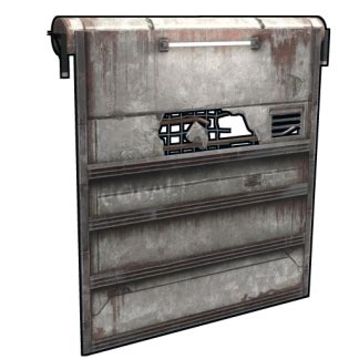 Skin: Brutalist Garage Door • Rust Labs