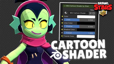 MI PROPIO SHADER CARTOON Brawl Stars Blender YouTube