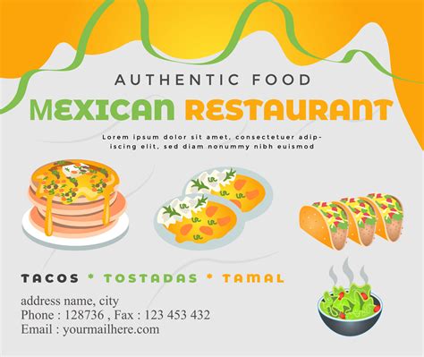 Food banner design 15805191 Vector Art at Vecteezy