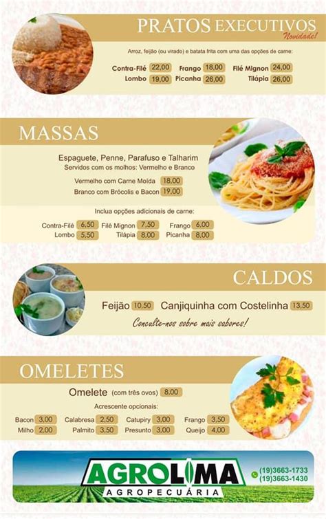 Menu Em Divino Sabor Restaurante E Lanchonete Divinol Ndia