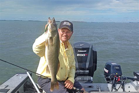 Trolling For Walleye During Summer In Fisherman