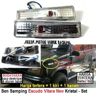 Jual Lampu Sen Samping Escudo Vitara New Kristal Set 1 Kiri 1