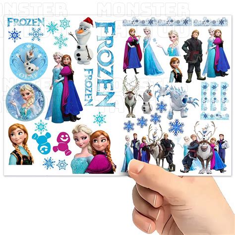 Tatua E Zmywalne Dla Dzieci Dzieci Ce Frozen Kraina Lodu Wzory Super