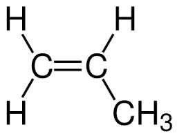 Draw the Lewis structure for C3H6 (propene). | Study.com