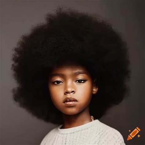 Image d une fille noire avec des cheveux afro faisant du vélo