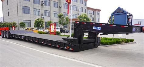 Front Loading Trailer Front Loader Trailer Hydraulic Lowbed