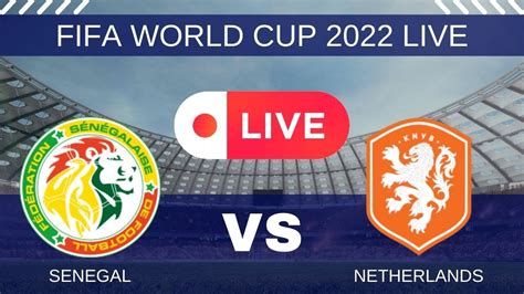 LIVE MATCH TODAY Senegal Vs Netherlands Live FIFA World Cup 2022