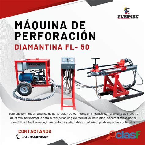 Perforadora Hidraulica Fl 50 Recuperacion Y Extraccion De Muestras