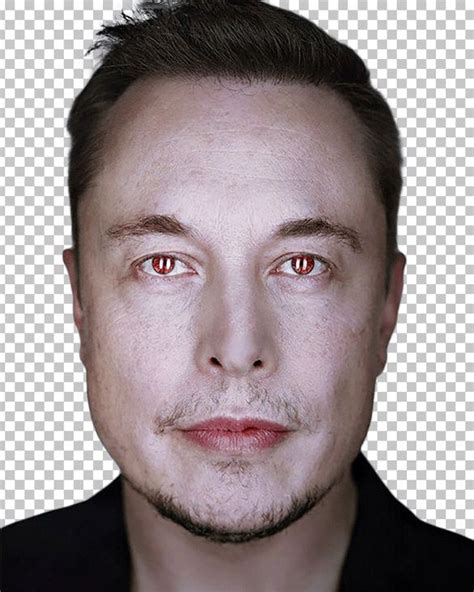 Elon Musk with red eyes PNG image | Elon musk, Elon reeve musk, Musk