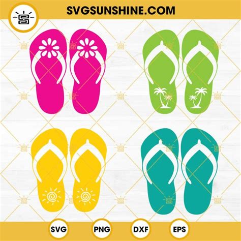 Flip Flops SVG Bundle, Flip Flops SVG, Summer SVG, Flip Flops Beach SVG ...