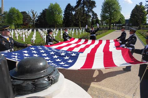 Memorial Day 2015 At Somme American Cemetery American Battle