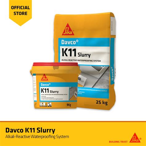 SIKA Davco K11 Slurry AB PHL 34KG Shopee Philippines