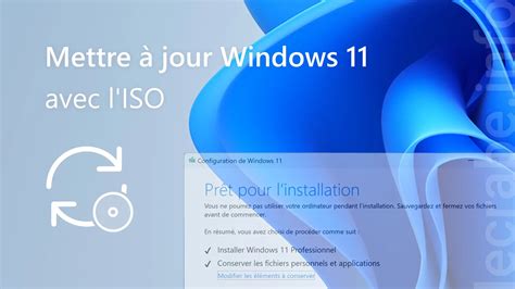 Mettre à jour Windows 11 avec lISO Le Crabe Info