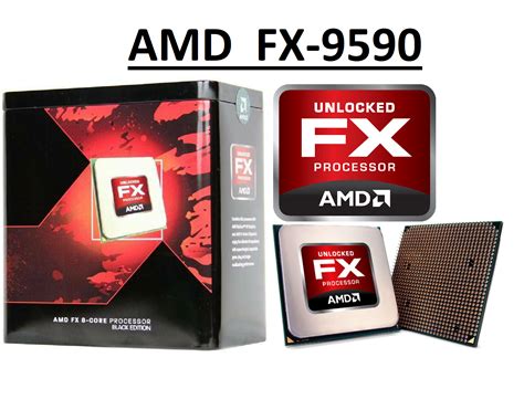 AMD FX 9590 Black Edition 8 Core Processor 4.7 - 5.0 GHz, Socket AM3 ...