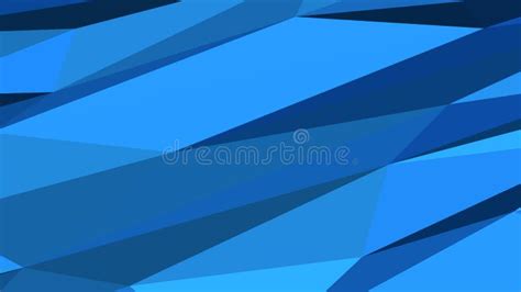 Dodger Blue Abstract Background. Geometric Vector Illustration Stock ...