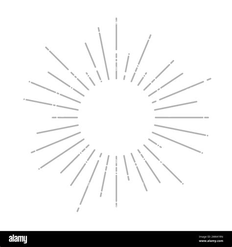 Starburst Or Sunburst Lines Vector Starburst Radial Rays Frame Stock