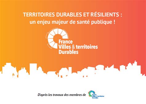 Livrable Territoires durables et résilients un enjeu majeur de