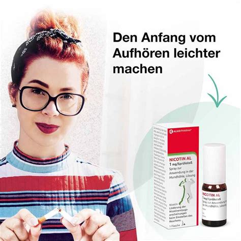 NICOTIN AL 1mg Sprühstoß Spray 2 St online bei Pharmeo kaufen