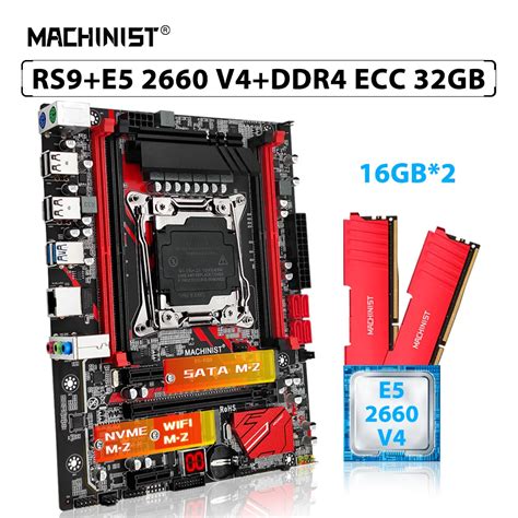 Machinist X Rs Motherboard Set Lga Kit Xeon E V