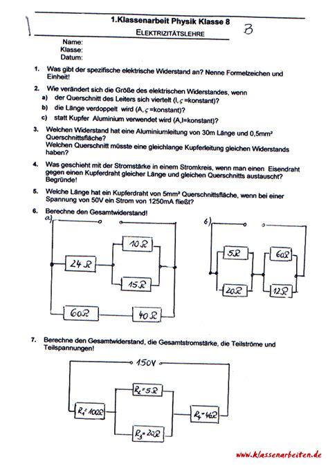 Elektrizität In Physik E Lehre Im Physikunterricht