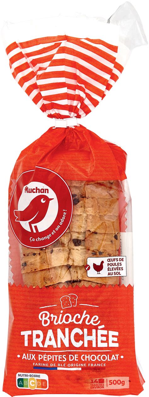 Brioche Tranch E Aux P Pites De Chocolat G Auchan Kg