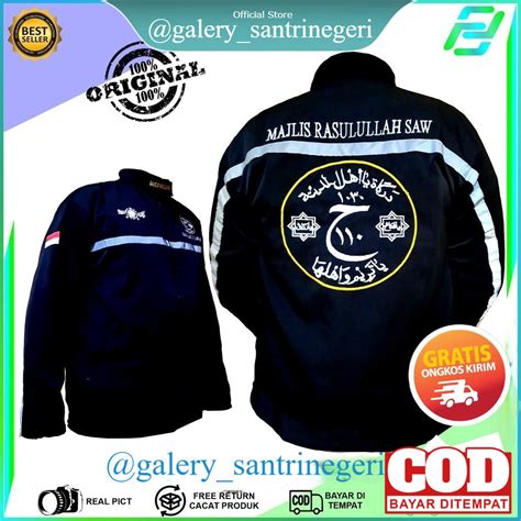 Jual JAKET DARKAH MAJELIS RASULULLAH SAW Jaket Majelis Pria Wanita