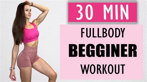 30 Min Full Body For Beginners No Equipment No Repeat Home Workout Beginner Weight Loss