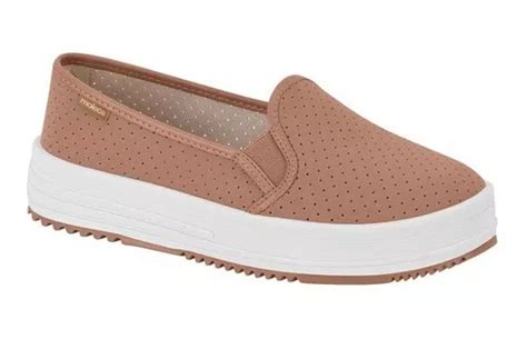 Tenis Moleca Slip On Nude Feminino Casual Original Frete grátis